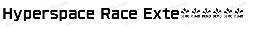 Hyperspace Race Exte字体转换